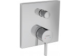 Bath tap Hansgrohe Finoris, concealed, single lever, switch ciśnieniowy, black mat
