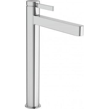 Washbasin faucet Hansgrohe Finoris, standing, single lever pull-out spray 2jet, height 248mm, set drain push-open, chrome