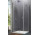 Swing door Huppe Design pure quadrangle, 780x1900mm, uniwersalne, Anti-Plaque, silver profile mat