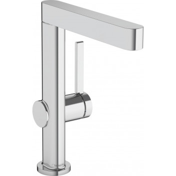 Washbasin faucet Hansgrohe Finoris, standing, obracana spout, height 248mm, set drain push-open, chrome