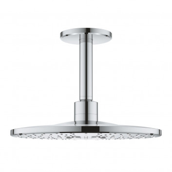 Overhead shower Grohe Rainshower Smartactive 310, arm ceiling 142mm, 2 strumienie, cool sunrise