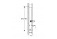 Shower rail Grohe Rainshower Smartactive, 900mm, cool sunrise