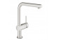Electronic sink mixer Grohe Minta Touch, single lever, pull-out spray, stainless steel