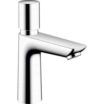 Self-closing washbasin faucet Hansgrohe Talis E, height 184mm, regulacja temperatury, chrome