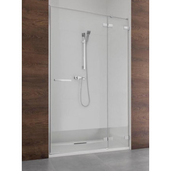 Door shower for recess installation Radaway Arta QL DWS, right, on special order, 700-1500mm, glass transparent, profil chrome