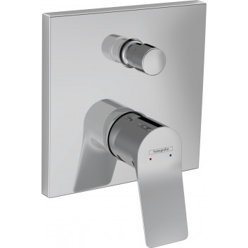 Bath tap Hansgrohe Finoris, concealed, single lever, switch ciśnieniowy, chrome