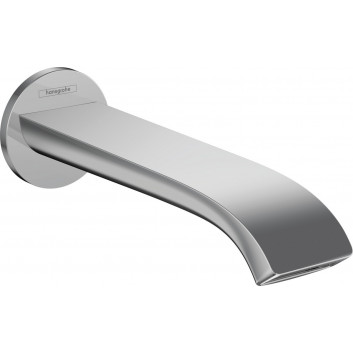 Spout bath Hansgrohe Finoris, wall mounted 174mm, chrome