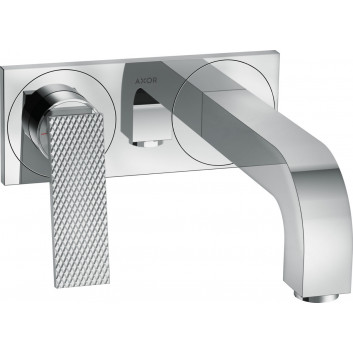 Washbasin faucet Axor Citterio, concealed, spout 220mm, holder dźwigniowy, chrome