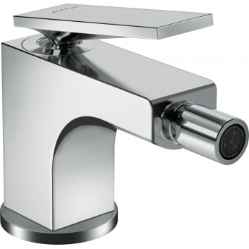 Bidet mixer Axor Citterio, standing, height 120mm, holder dźwigniowy, set drain, szlif diamentowy, chrome