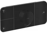 Module thermostatic Axor One, concealed, 3 receivers wody, external part, black mat