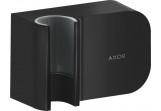 Holder prysznicowy porter Axor One, wall mounted, z przyłączem wody, black mat