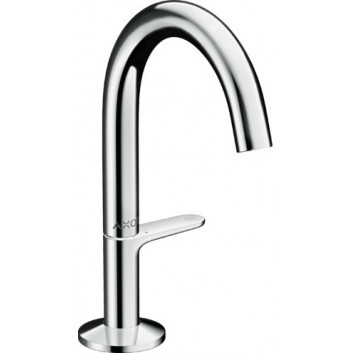 Washbasin faucet Axor One, standing, height 155mm, holder dźwigniowy, set drain push-open, chrome