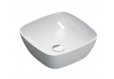 Countertop washbasin Catalano Green, 40x40cm, without overflow, white shine