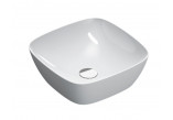 Countertop washbasin Catalano Green, 40x40cm, without overflow, white shine