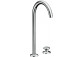 3-hole washbasin faucet Axor One, standing, height 246mm, set drain push-open, chrome