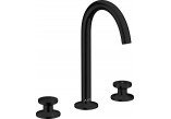 Washbasin faucet 2-hole Axor One Select, standing, height 353mm, set drain push-open, chrome