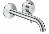 Washbasin faucet 2-hole Axor Citterio, concealed, spout 220mm, holder dźwigniowy, chrome