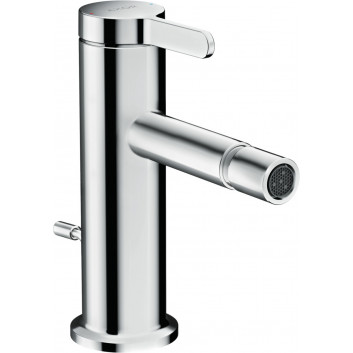 Bidet mixer Axor Citterio, standing, height 120mm, holder dźwigniowy, set drain, chrome