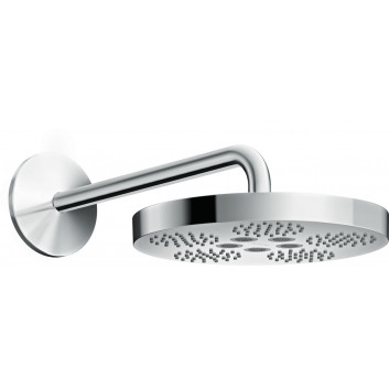 Shower head Axor One 75 1jet EcoSmart, round, with shower arm, chrome