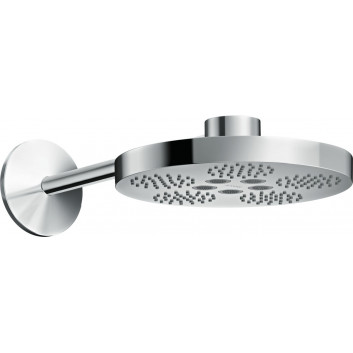 Shower head Axor One 280 1jet, round, with shower arm, chrome