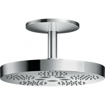 Shower head Axor One 280 1jet, round, wit ceiling mount, chrome