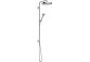 Shower set Hansgrohe Pulsify 260 1jet with mixer termostatyczną ShowerTablet Select 400, wall mounted, chrome