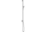 Shower rail Hansgrohe Unica Pulsify, 90cm, z suwakiem i wężem, chrome