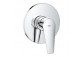 Shower mixer Grohe BauEdge, concealed, single lever z elementem concealed, chrome