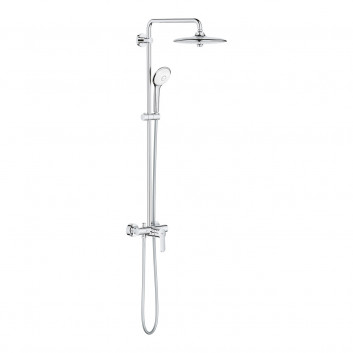 Shower system Grohe Euphoria System 260, wall mounted, mixer thermostatic, 2 wyjścia wody, chrome