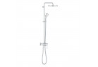 Shower system Grohe Tempesta Cosmopolitan System 250, wall mounted, mixer single lever, 2 wyjścia wody, chrome