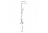 Shower system Grohe Tempesta Cosmopolitan System 250 Cube, wall mounted, mixer single lever, 3 wyjścia wody, chrome