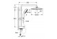 Shower system Grohe Tempesta Cosmopolitan System 250, wall mounted, mixer single lever, 3 wyjścia wody, chrome