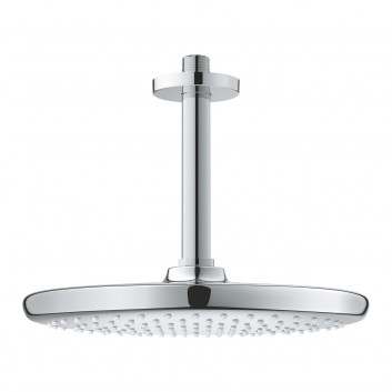 Overhead shower Grohe Tempesta 250, round, 1 strumień, arm wall-mounted 380mm, chrome