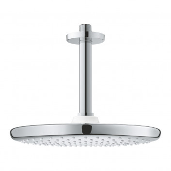 Overhead shower Grohe Tempesta 250, round, 1 strumień, arm wall-mounted 380mm, chrome