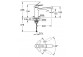 Sink mixer Grohe Eurosmart, height 180mm, DN 15, obracana spout 227mm, chrome