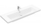 Vanity washbasin Villeroy & Boch Subway 3.0, 130x47cm, z overflow, 2 otwory na armaturę, Weiss Alpin