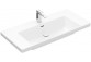 Vanity washbasin Villeroy & Boch Subway 3.0, 130x47cm, z overflow, otwór na armaturę, Weiss Alpin