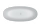 Bathtub freestanding Riho Oval, 160x72cm, Solid Surface, white