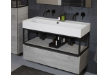 Countertop washbasin Riho Oviedo 41x41 - white