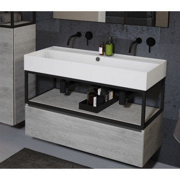 Countertop washbasin Riho Oviedo 41x41 - white