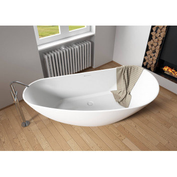 Bathtub freestanding Riho Granada 190x90 cm, white