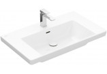 Vanity washbasin Villeroy & Boch Subway 3.0, 100x47cm, z overflow, otwór na armaturę, Weiss Alpin