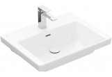Vanity washbasin Villeroy & Boch Subway 3.0, 60x47cm, z overflow, otwór na armaturę, Weiss Alpin