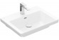 Vanity washbasin Villeroy & Boch Subway 3.0, 65x47cm, z overflow, otwór na armaturę, Weiss Alpin