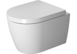 Wall-hung wc WC Duravit ME by Starck Compact, 48x36cm, Rimless, bez rantu, fixing Durafix, white