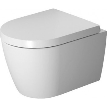 Wall-hung wc WC Duravit ME by Starck Compact, 48x36cm, Rimless, bez rantu, fixing Durafix, white