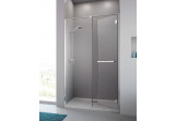 Door shower for recess installation Radaway Carena DWJ 100, right, 993-1005mm, glass transparent, profil chrome