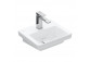 Wall-hung washbasin/vanity Villeroy & Boch Subway 3.0, 45x37cm, z overflow, otwór na armaturę, Weiss Alpin