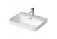 Countertop washbasin Duravit Happy D.2, 50x40xm, overflow, 1 battery hole, zawór Push-Open, white