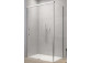 Front for shower cabin Radaway Nes 8 Black KDS I 140, door right, glass transparent, 1400x2000mm, black profil